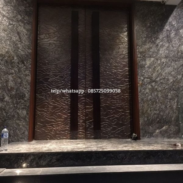 Pintu tembaga .project perumahan di Surabaya 2