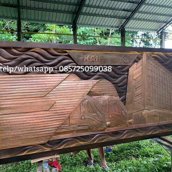 pajangandinding tembaga project kantor stasiun di Bekasi2